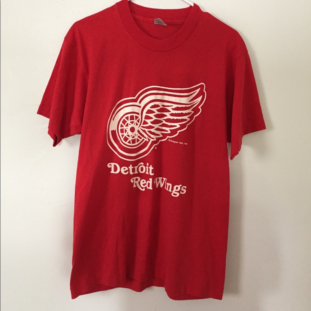 Vintage 1989 Detroit Red Wings Tshirt Sz L
